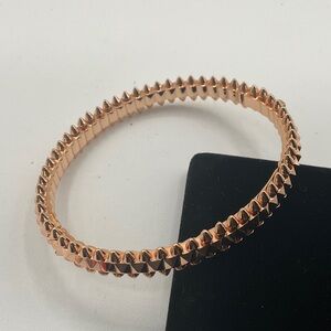 Elegant Rose Gold Bangle Bracelet